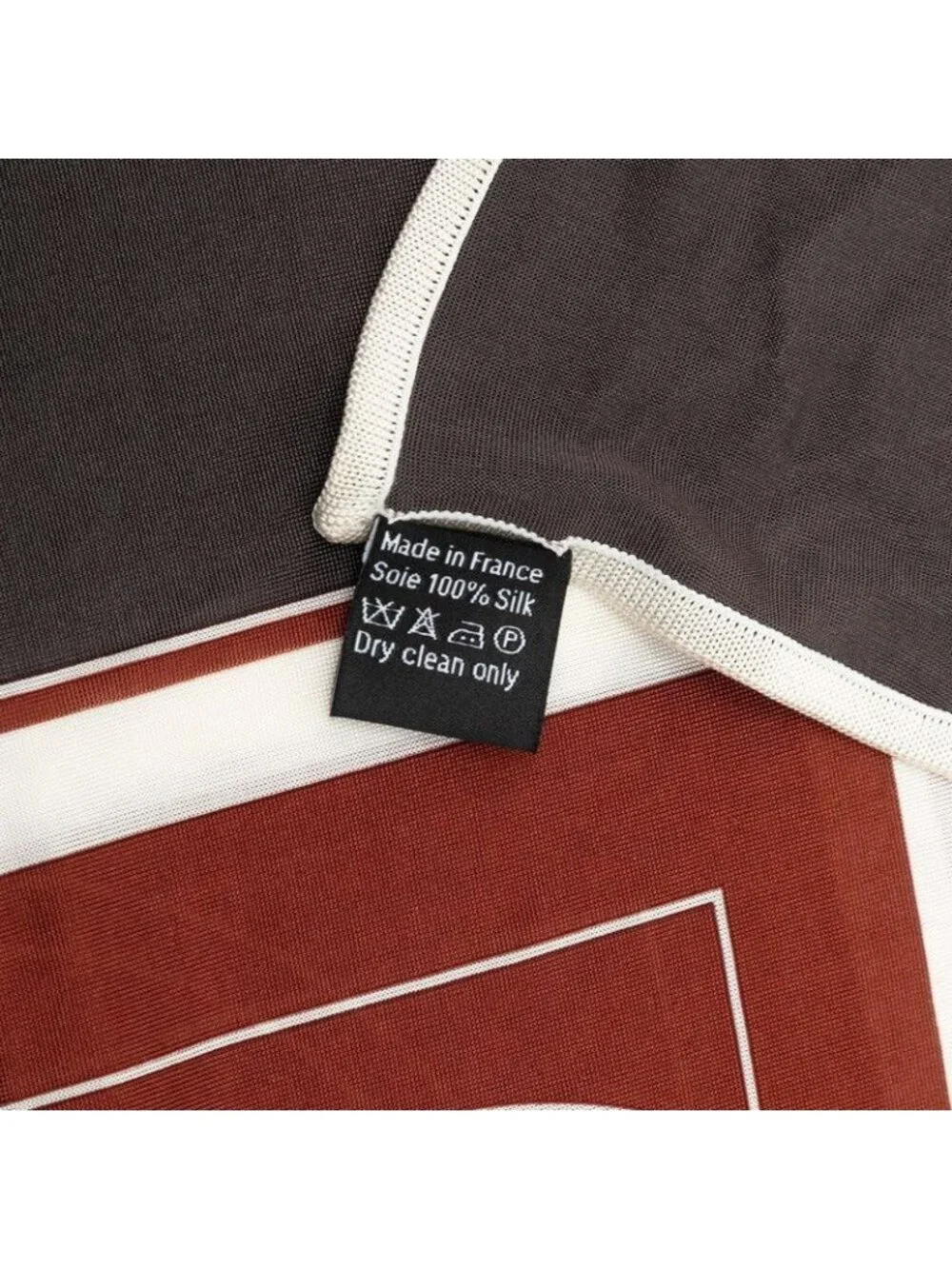 Hermes Smooth Carre 90 Ex Libris Scarf Large Gray Brown Multicolor Silk